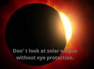 what happens if you look at a solar eclipse