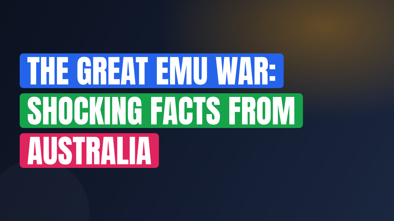The Great Emu War: Shocking Facts from Australia